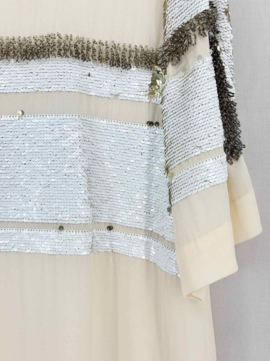 Pre - loved BY MALENE BIRGER Beige Size US 2 Midi Dress at Reems Closet