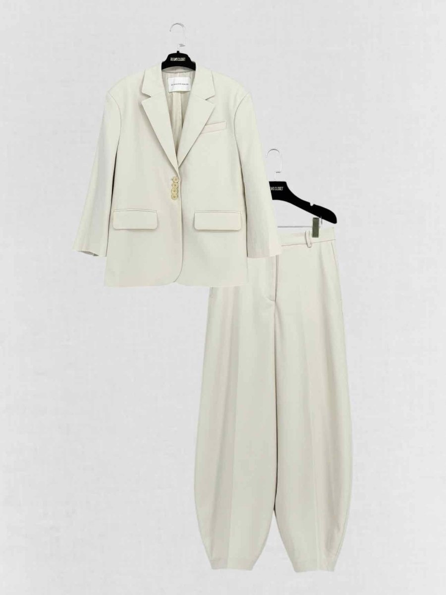 Pre - loved BY MALENE BIRGER Biena Beige Size Small Outfit Set at Reems Closet