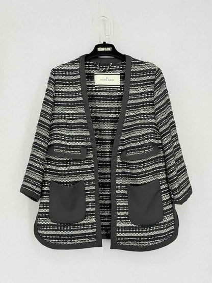 Pre-loved BY MALENE BIRGER Erista Black & White Size US 8 Jacket at Reems Closet
