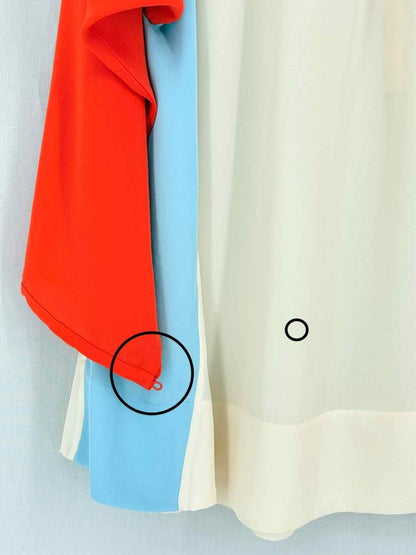 Pre-loved BY MALENE BIRGER Fliro Colorblock Size US 8 Blouse at Reems Closet