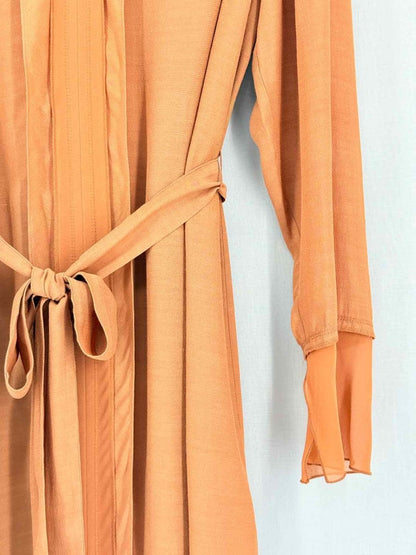 Pre-loved BY MALENE BIRGER Orange Size US 8 Short Dress at Reems Closet