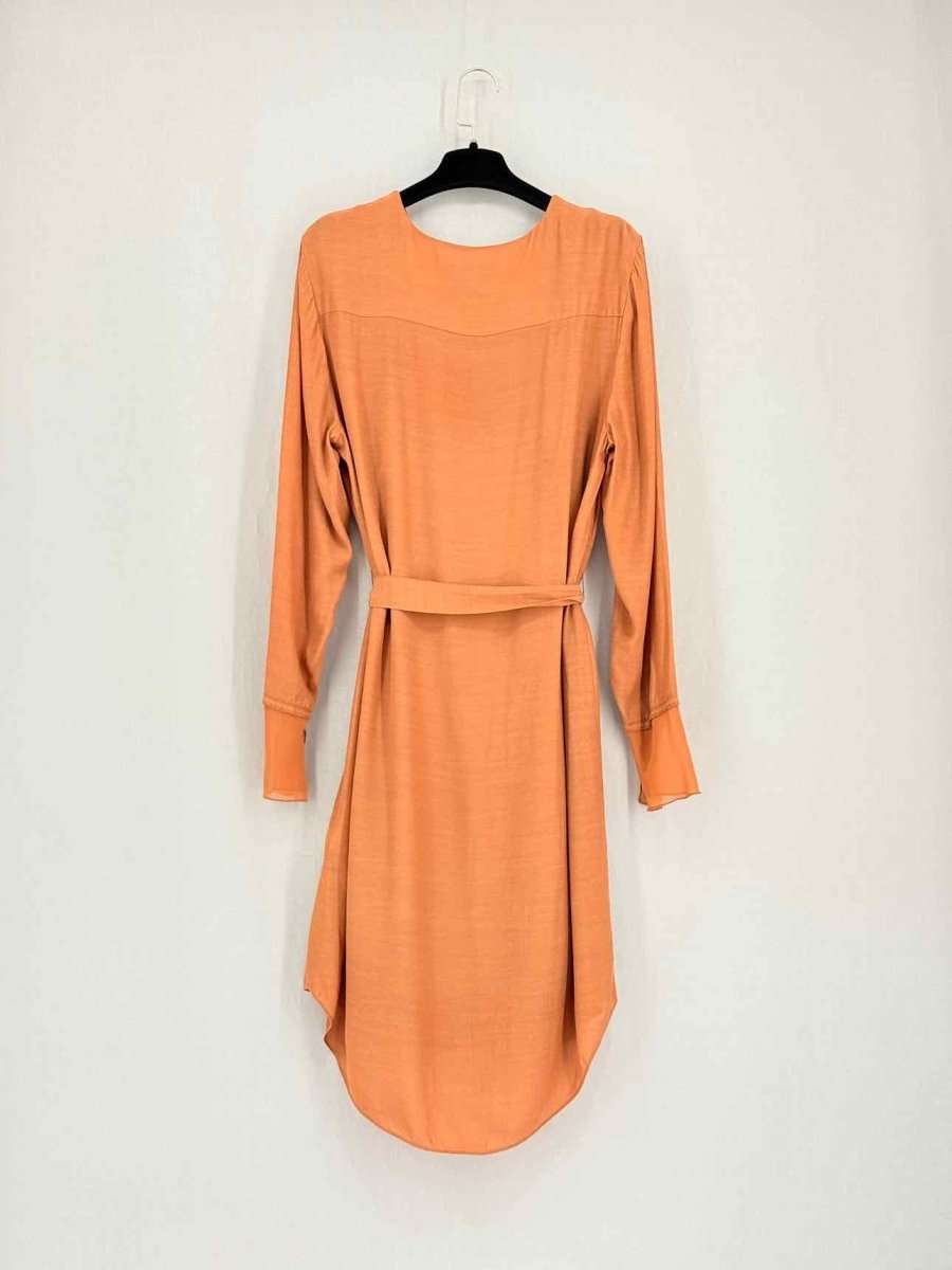 Pre-loved BY MALENE BIRGER Orange Size US 8 Short Dress at Reems Closet