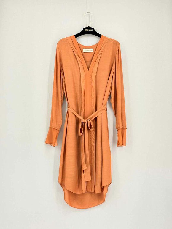 Pre-loved BY MALENE BIRGER Orange Size US 8 Short Dress at Reems Closet