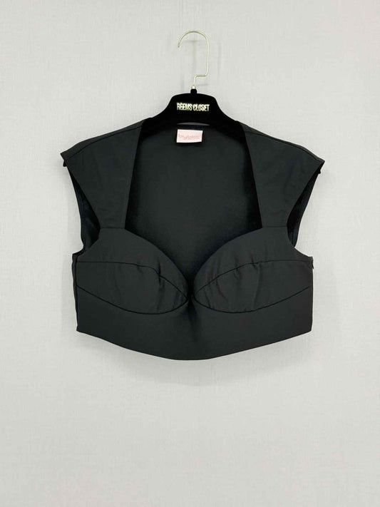 Pre - loved BYBLOS Bustier Black Size Large Top at Reems Closet