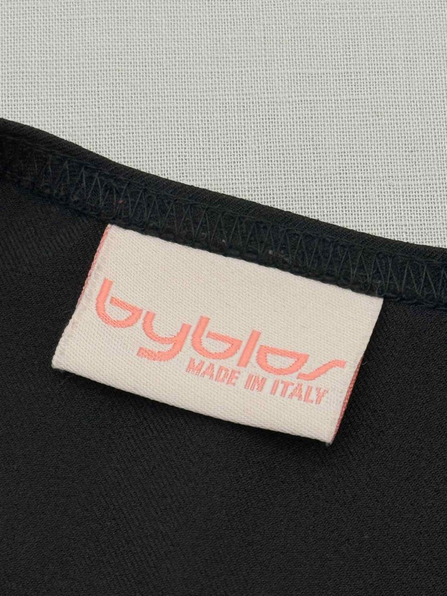 Pre - loved BYBLOS Bustier Black Size Large Top at Reems Closet