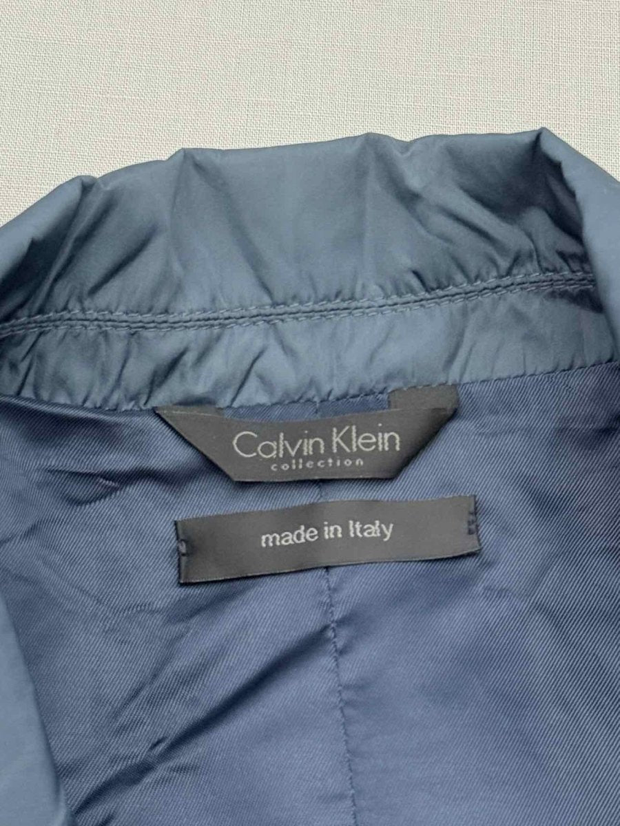 Pre-loved CALVIN KLEIN Nylon Blue Size US 38 Jacket at Reems Closet