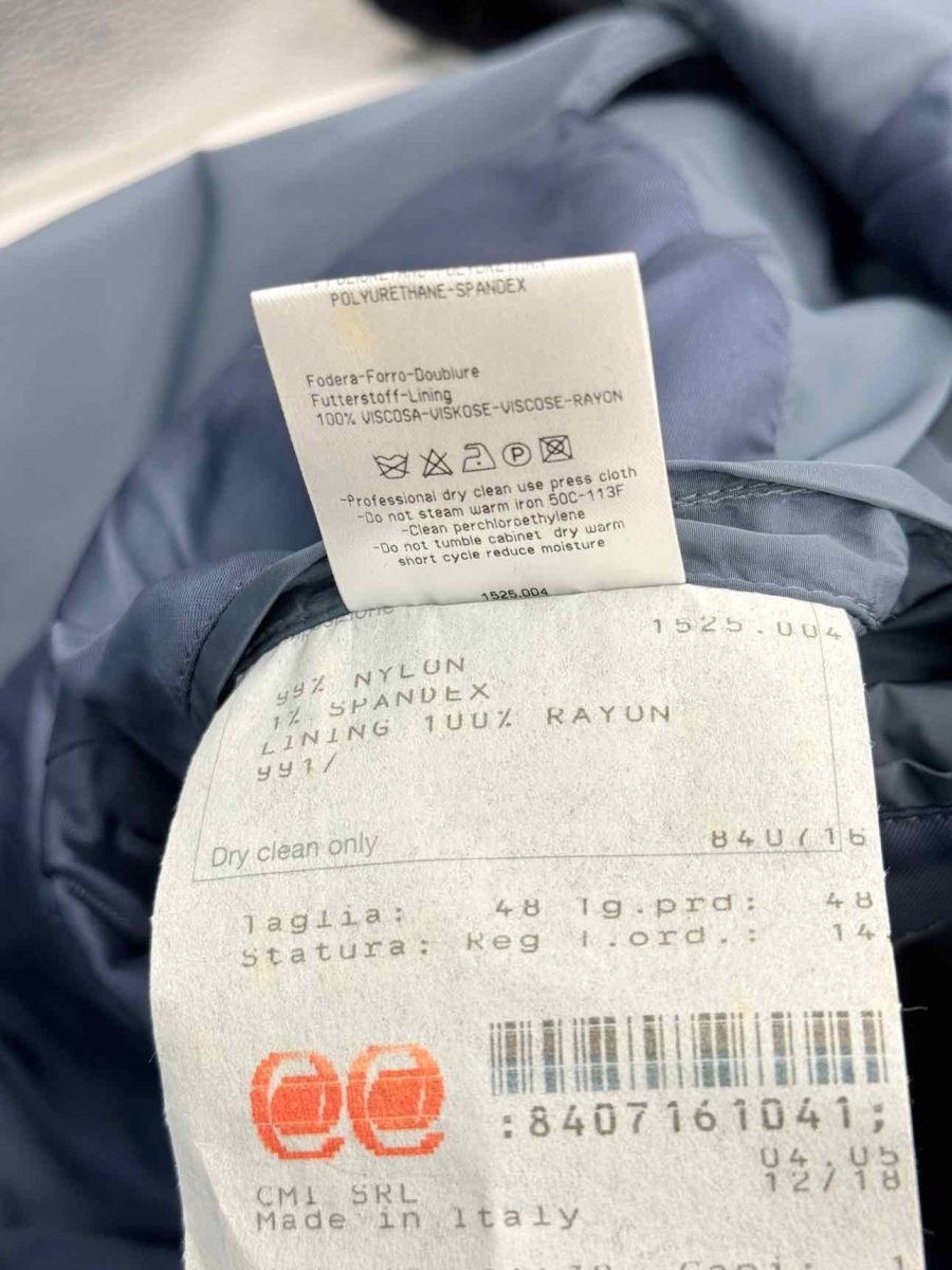 Pre-loved CALVIN KLEIN Nylon Blue Size US 38 Jacket at Reems Closet