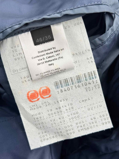 Pre-loved CALVIN KLEIN Nylon Blue Size US 38 Jacket at Reems Closet