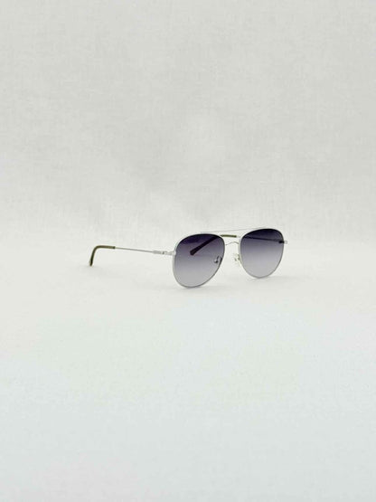 Pre - loved CALVIN KLEIN Silver Tone Sunglasses at Reems Closet