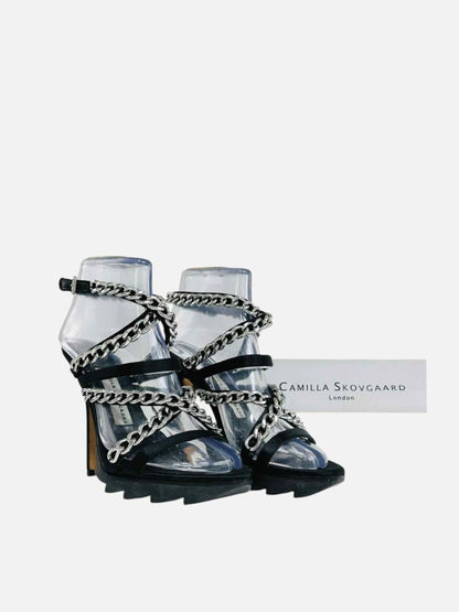 CAMILLA SKOVGAARD Black Size EU 38 Heeled Sandals Reems Closet