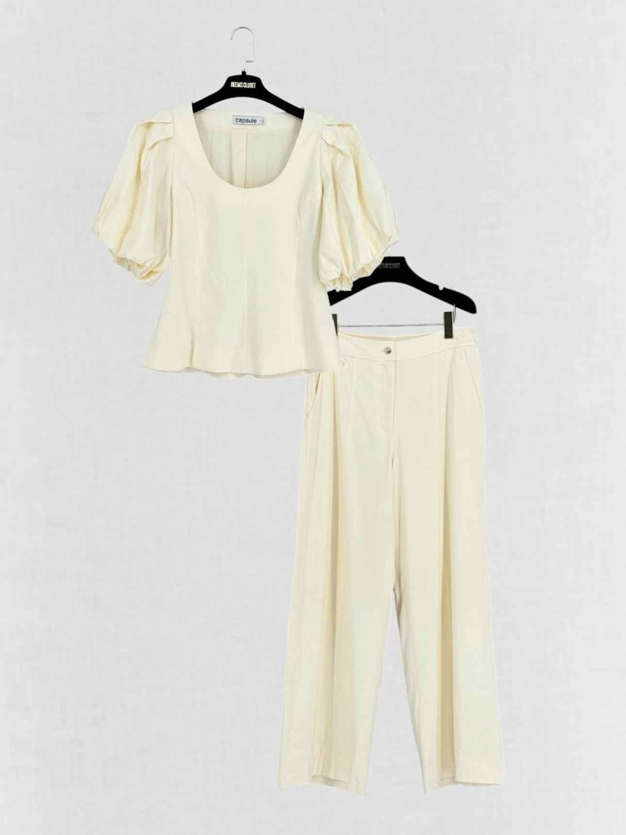 Pre - loved CAPSULE Cream Size US 6 Outfit Set at Reems Closet