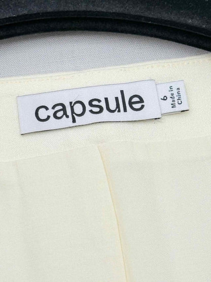 Pre - loved CAPSULE Cream Size US 6 Outfit Set at Reems Closet