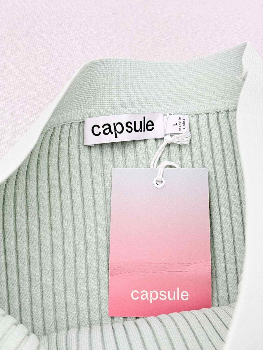 Pre - loved CAPSULE Green Size Large Midi Skirt at Reems Closet