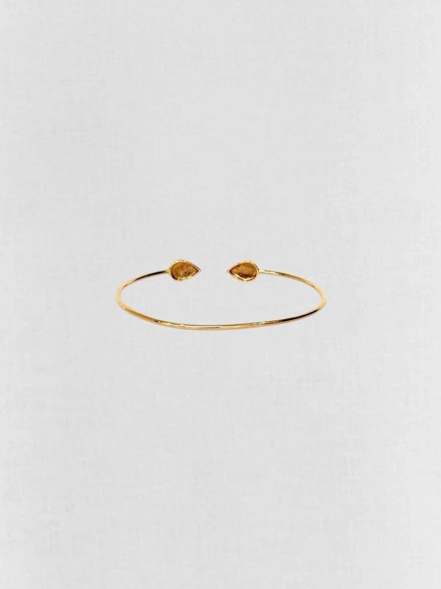 Pre - loved CARA micropave - set round diamonds Bangle at Reems Closet