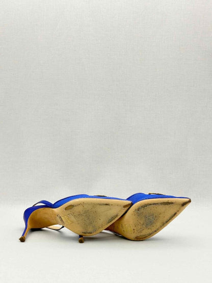 Pre-loved CAROLINA HERRERA Blue Size EU 37 Pumps at Reems Closet