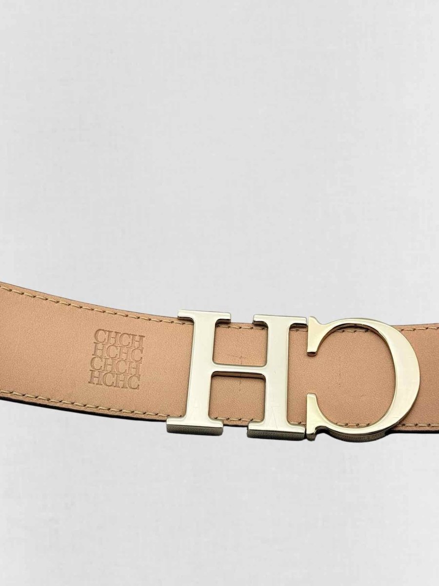 Pre - loved CAROLINA HERRERA Brown Belt at Reems Closet