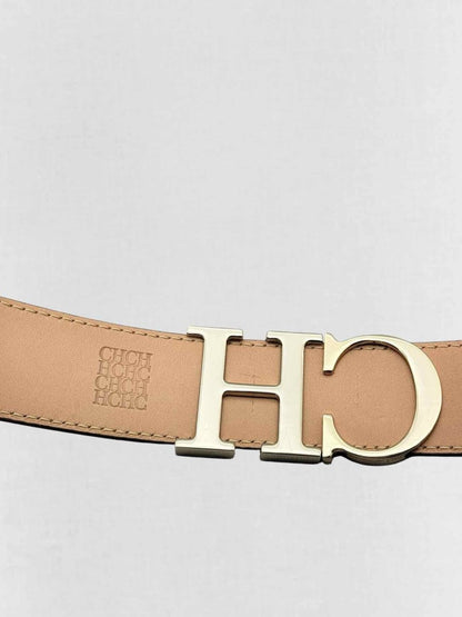 Pre - loved CAROLINA HERRERA Brown Belt at Reems Closet