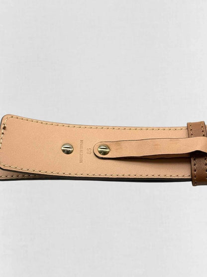 Pre - loved CAROLINA HERRERA Brown Belt at Reems Closet
