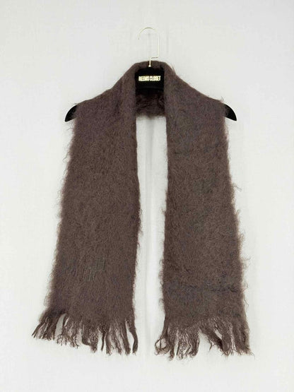 Pre - loved CAROLINA HERRERA Brown Scarf at Reems Closet