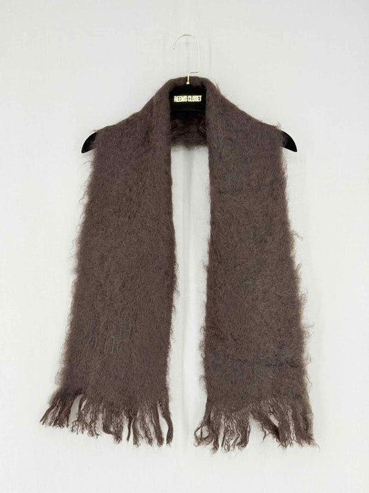 Pre - loved CAROLINA HERRERA Brown Scarf at Reems Closet