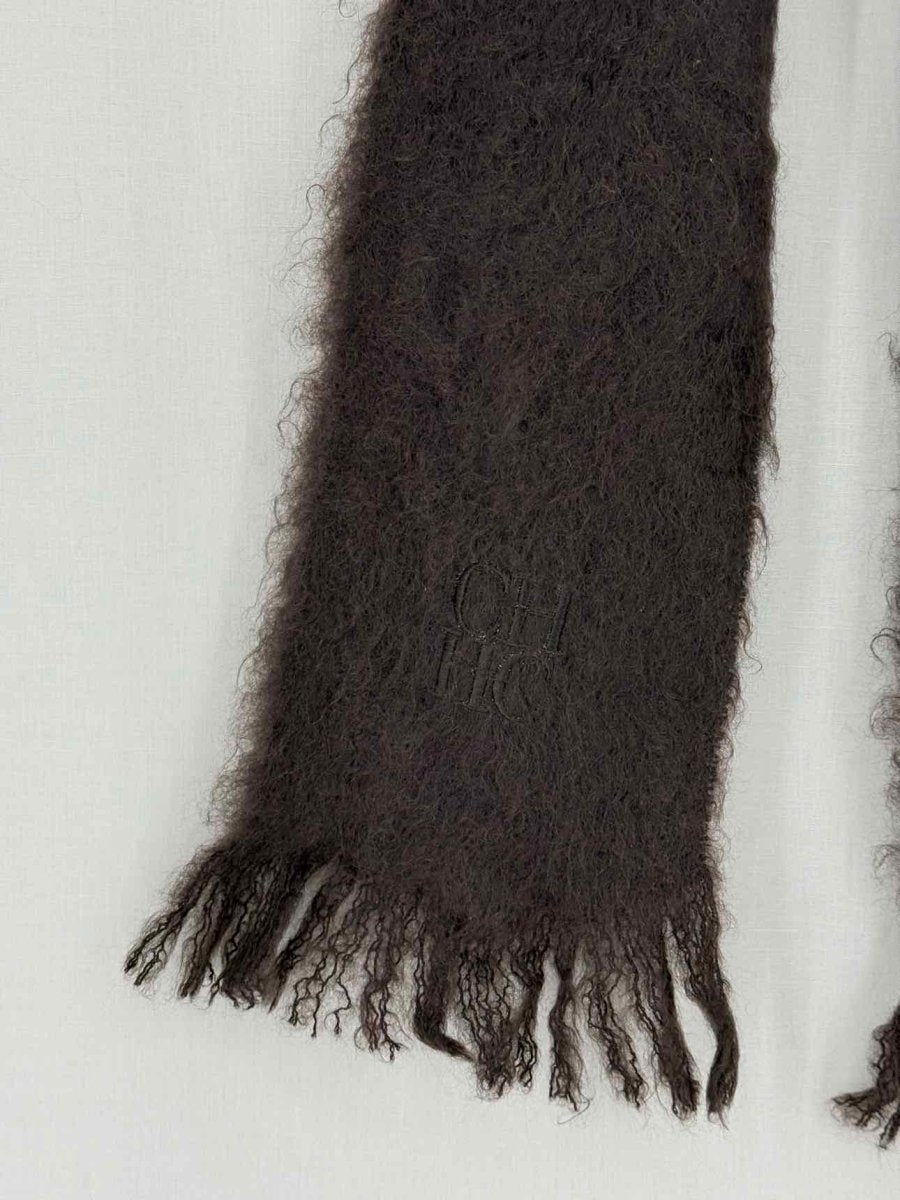 Pre - loved CAROLINA HERRERA Brown Scarf at Reems Closet