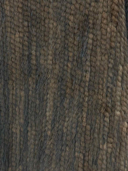 Pre - loved CAROLINA HERRERA Mink Brown Size Large Coat at Reems Closet