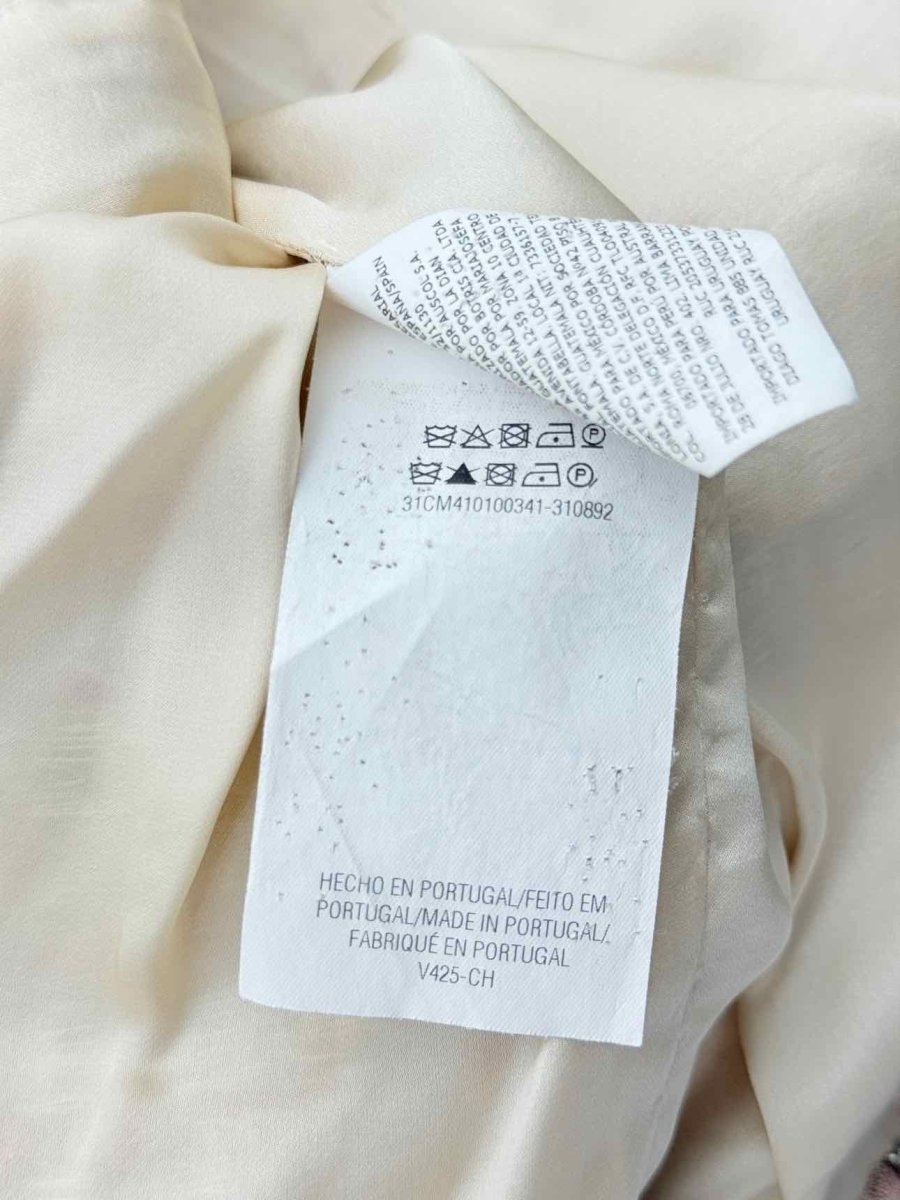 Pre - loved CAROLINA HERRERA Pink Multicolor Size US 12 Jacket at Reems Closet