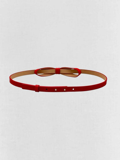 Pre - loved CAROLINA HERRERA Red Belt at Reems Closet