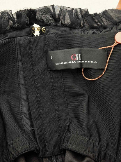 Pre - loved CAROLINA HERRERA Size US 6 Long Dress at Reems Closet