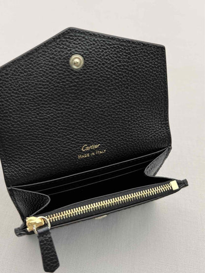 Pre-loved CARTIER Black Compact Wallet at Reems Closet
