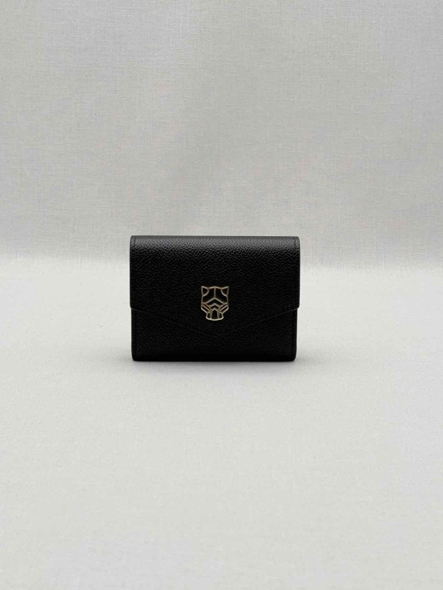 Pre-loved CARTIER Black Compact Wallet at Reems Closet