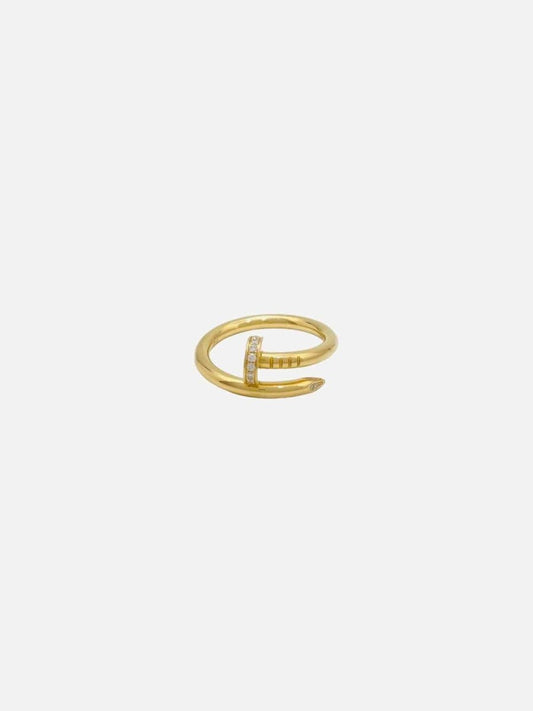 Pre-loved CARTIER Juste Un Clou Yellow Gold Ring from Reems Closet