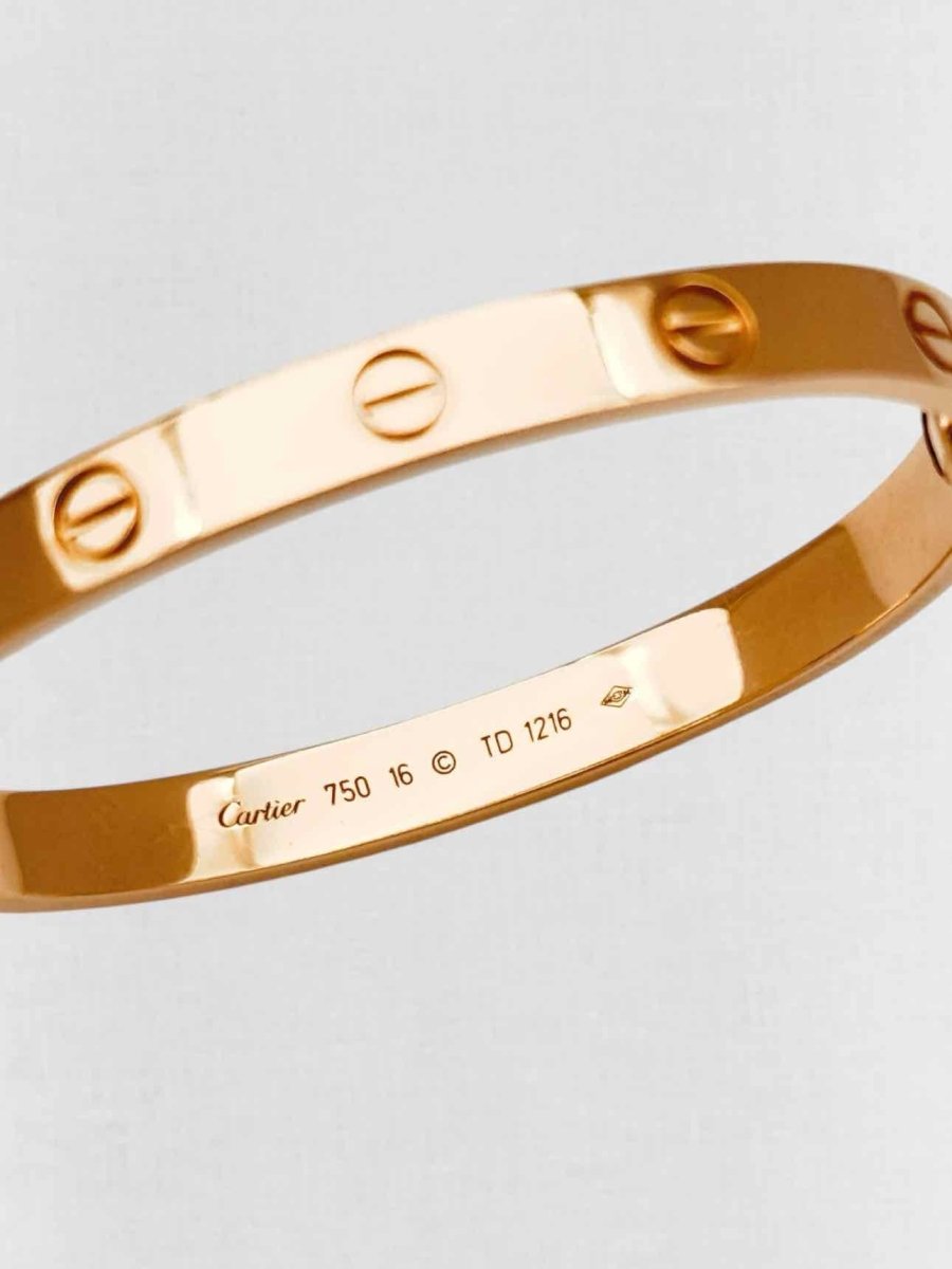 Pre - loved CARTIER Love Bracelet at Reems Closet