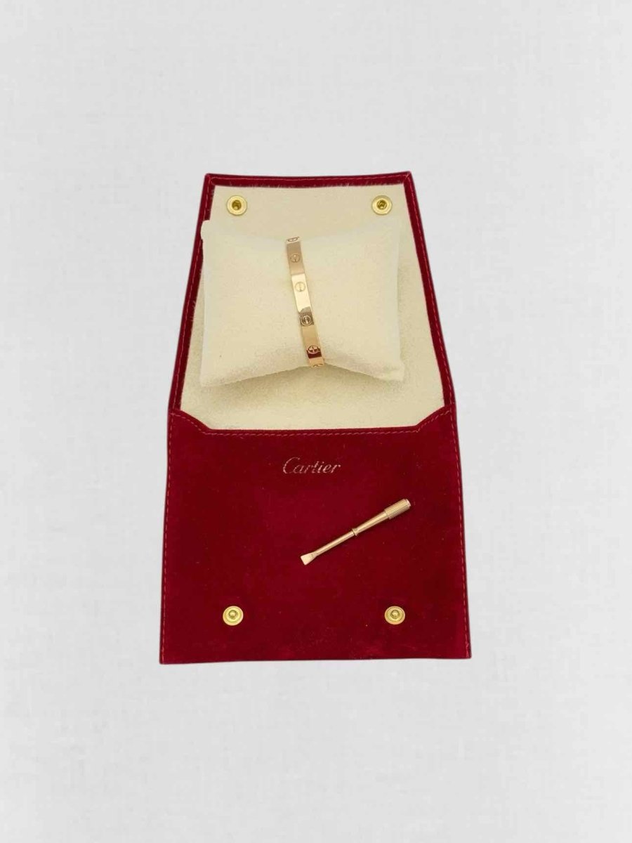 Pre - loved CARTIER Love Bracelet at Reems Closet