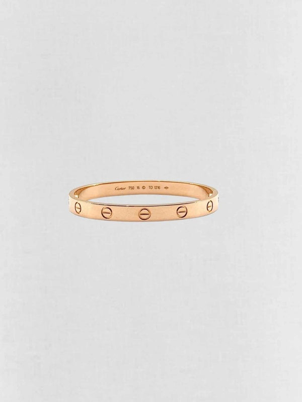 Pre - loved CARTIER Love Bracelet at Reems Closet
