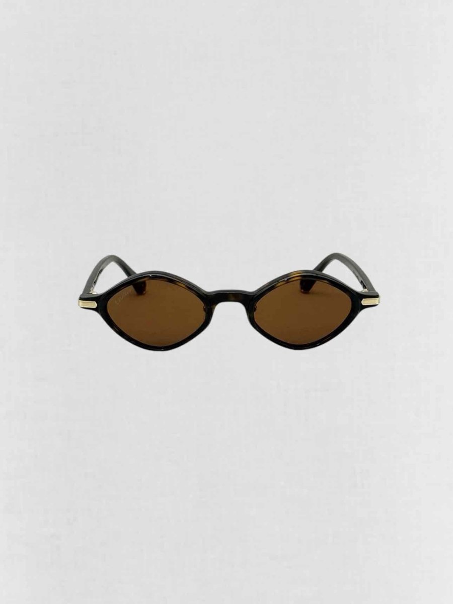 Pre - loved CARTIER Premiere Brown Tortoiseshell Sunglasses at Reems Closet