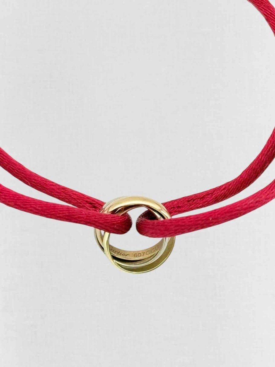 Pre - loved CARTIER Trinity Cord Bracelet at Reems Closet