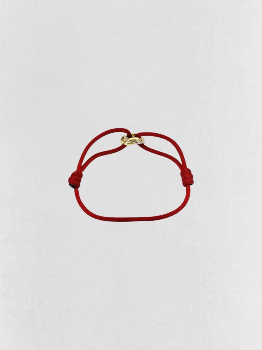 Pre - loved CARTIER Trinity Cord Bracelet at Reems Closet