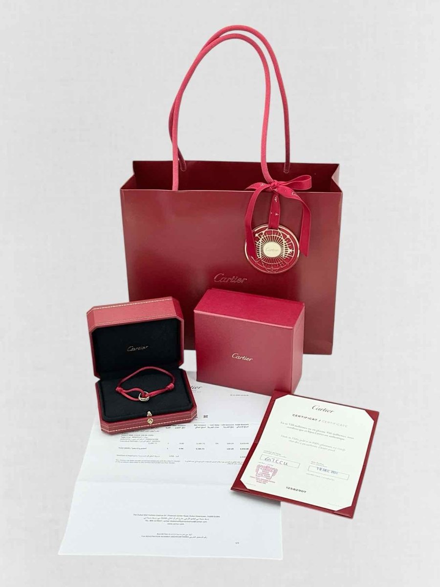 Pre - loved CARTIER Trinity Cord Bracelet at Reems Closet