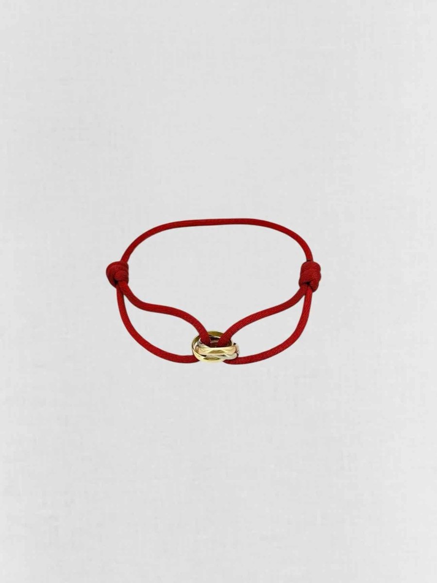 Pre - loved CARTIER Trinity Cord Bracelet at Reems Closet