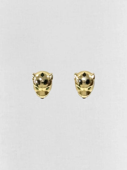 Pre - loved CARTIER tsavorite garnets & onyx Earrings at Reems Closet