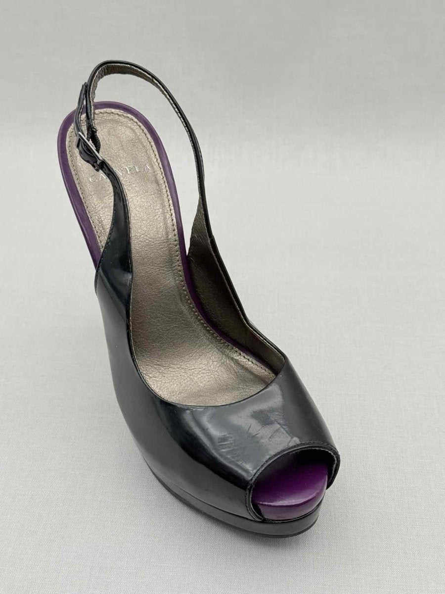 Pre - loved CARVELA Black Size EU 37 Slingbacks at Reems Closet