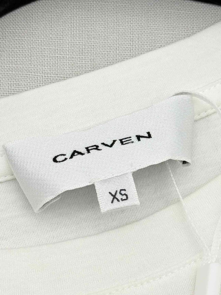 Pre - loved CARVEN White w/ Purple Heart Size XSmall T-shirt at Reems Closet