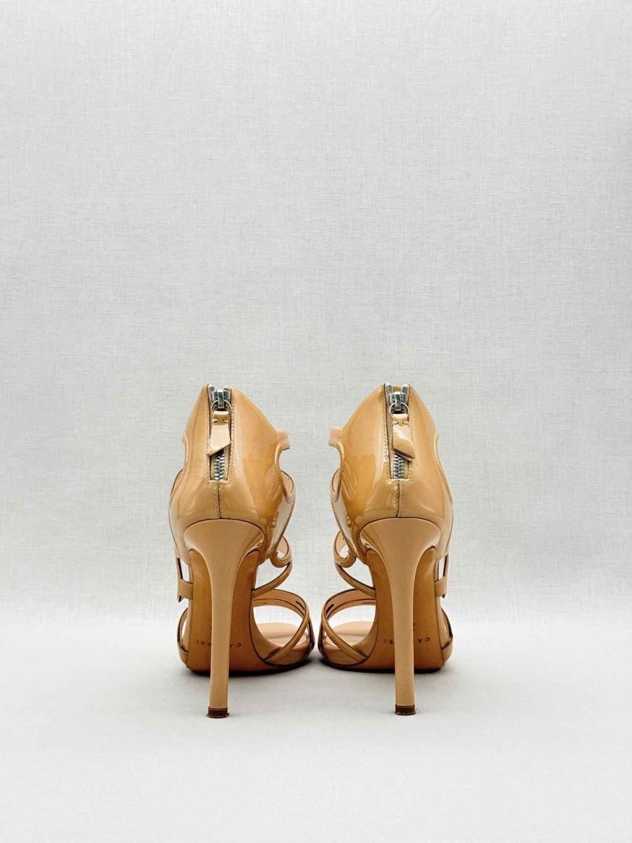 Pre-loved CASADEI Infinity Blade Beige Size EU 40 Heeled Sandals at Reems Closet