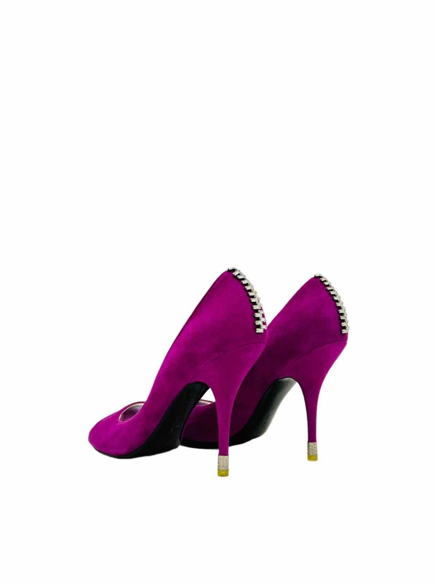Pre - loved CASADEI Peep Toe Fuchsia Size EU 41 Pumps at Reems Closet