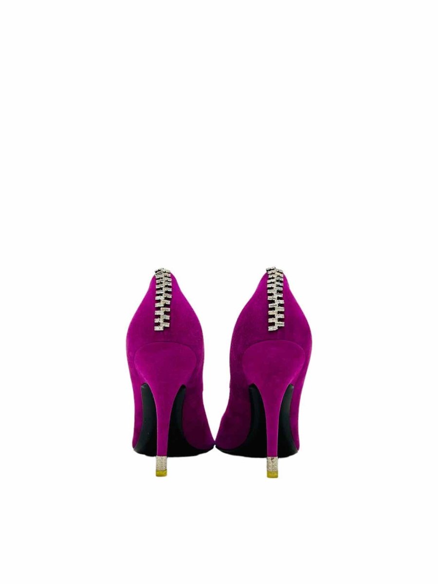 Pre - loved CASADEI Peep Toe Fuchsia Size EU 41 Pumps at Reems Closet