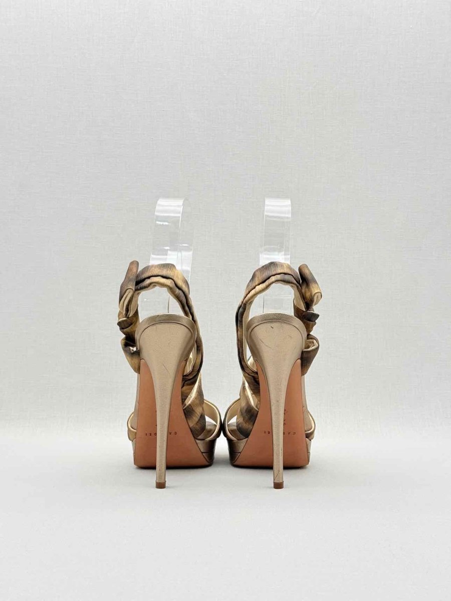 Pre - loved CASADEI Size EU 37 Platform Sandals at Reems Closet