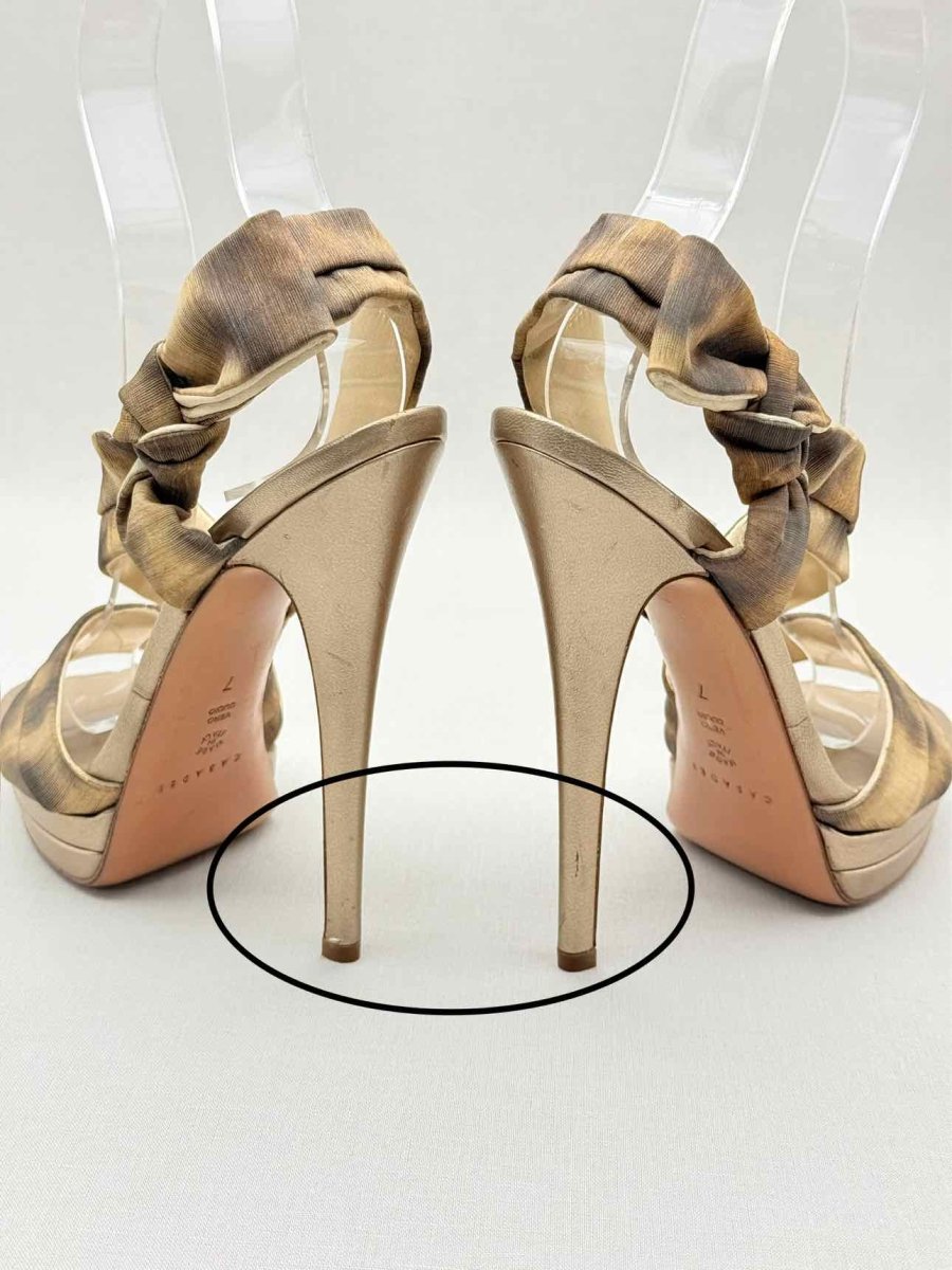 Pre - loved CASADEI Size EU 37 Platform Sandals at Reems Closet