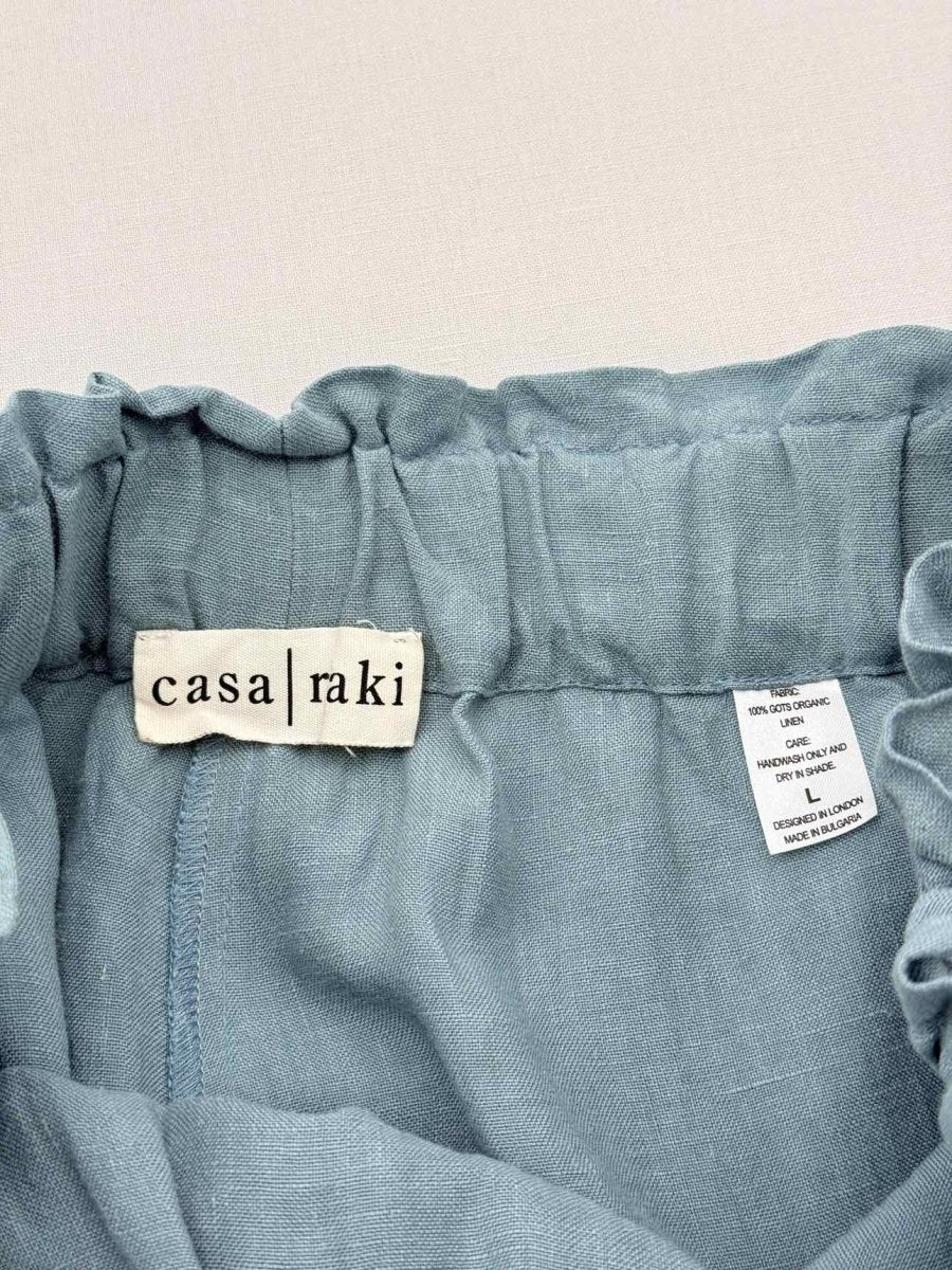 Pre - loved CASA/RAKI Pale Blue Size Large Top & Shorts Outfit at Reems Closet