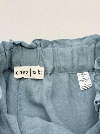 Pre - loved CASA/RAKI Pale Blue Size Large Top & Shorts Outfit at Reems Closet